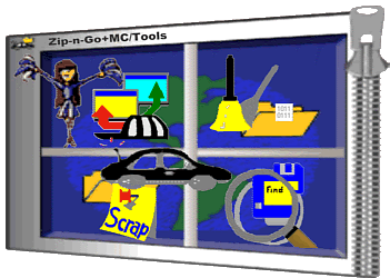 get Zip-n-Go PLUS Referee, Scrap, TextFind & DinnerBell on CDROM - click here